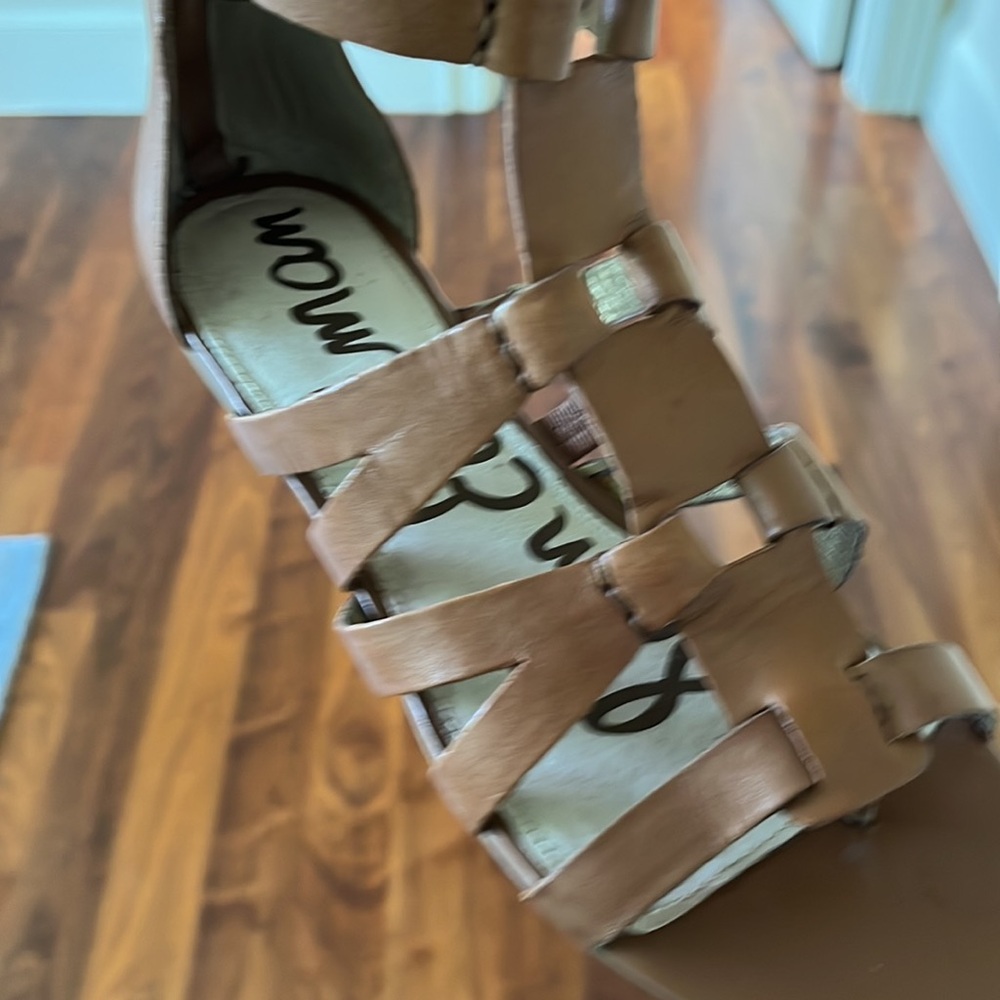 Sam Edelman - tan gladiator sandals - size 8.5 - Picture 2 of 6